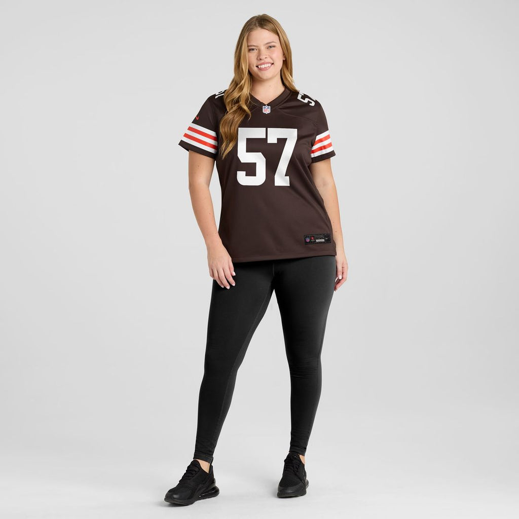 Isaiah McGuire Cleveland Browns Nike Women's Team Game Jersey -  Brown