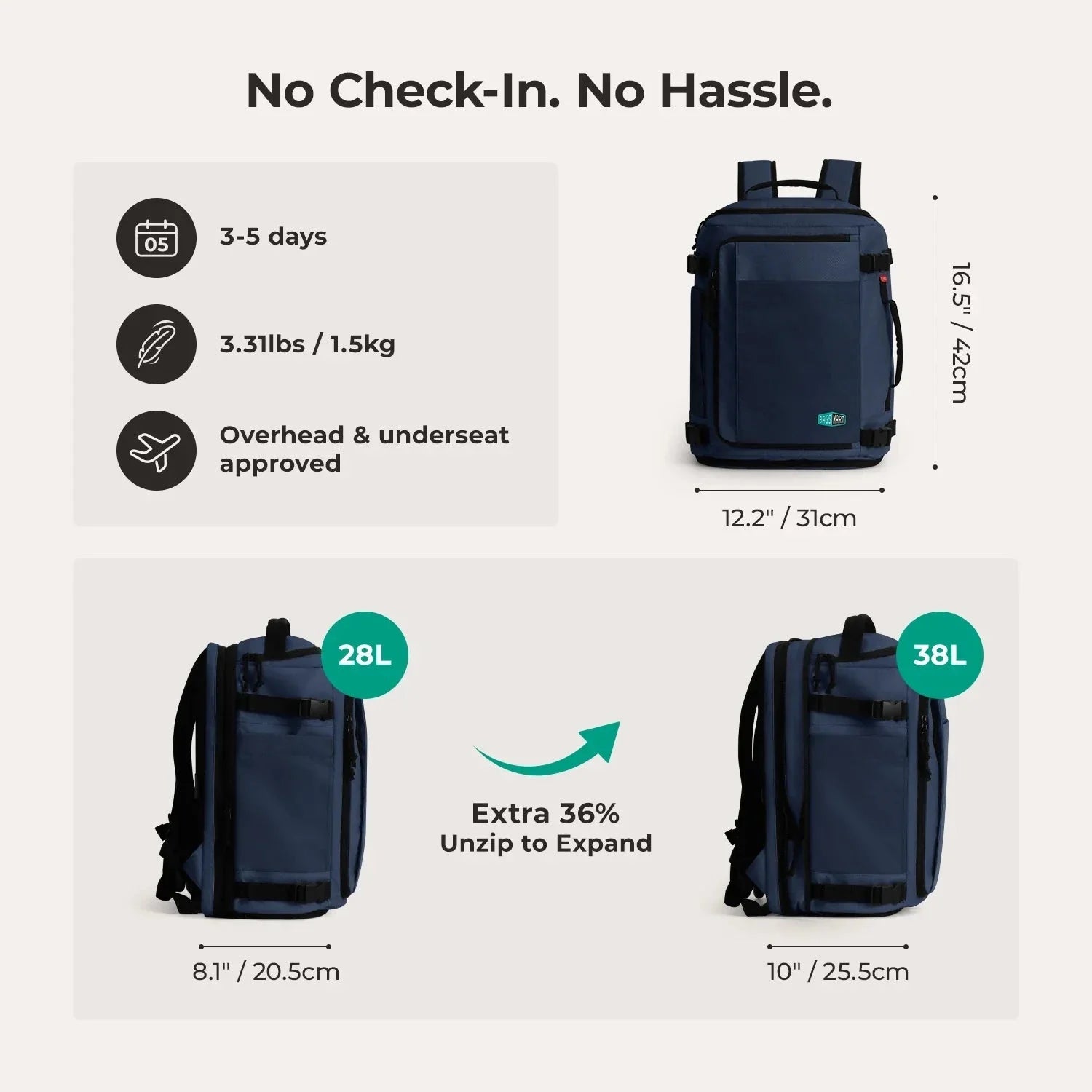 Blast Pro 38L Travel Backpack