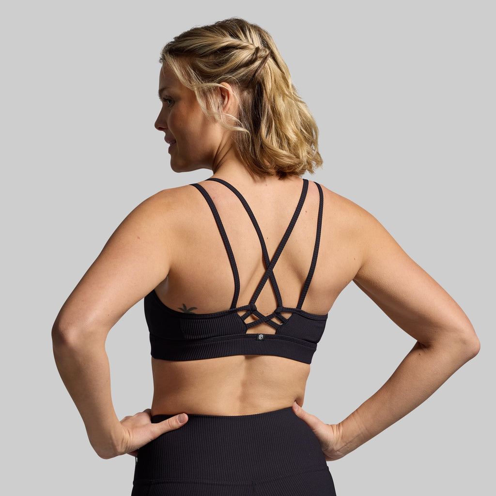 Lotus Sports Bra (Black)