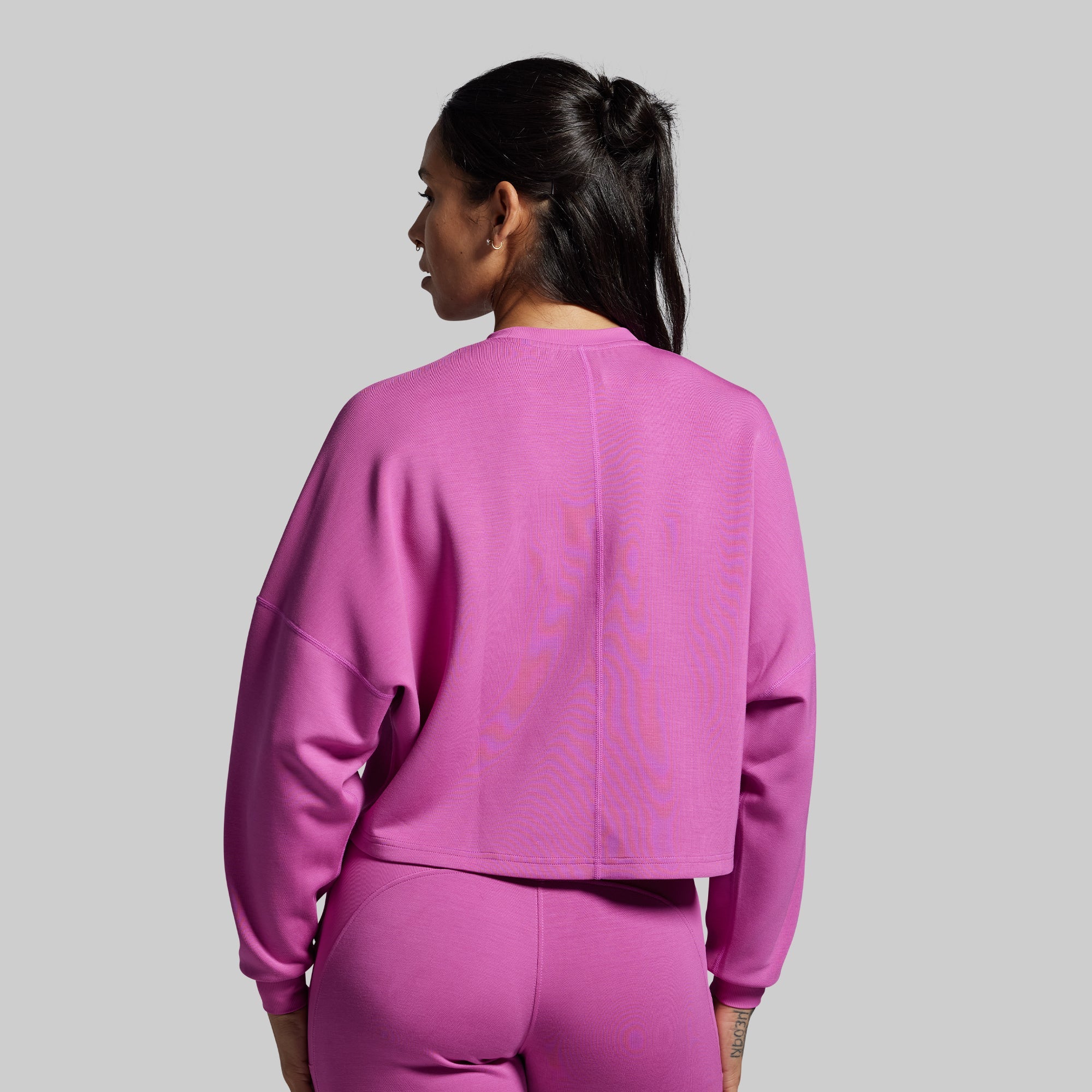 Lounge Lux Cropped Pullover Set (Viola)