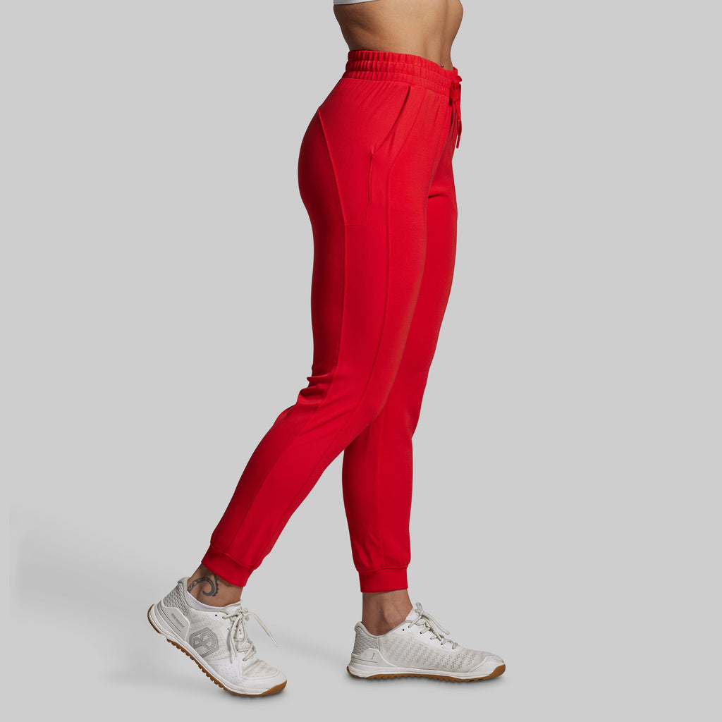 Lounge Lux Cropped Pullover Set (Adrenaline)