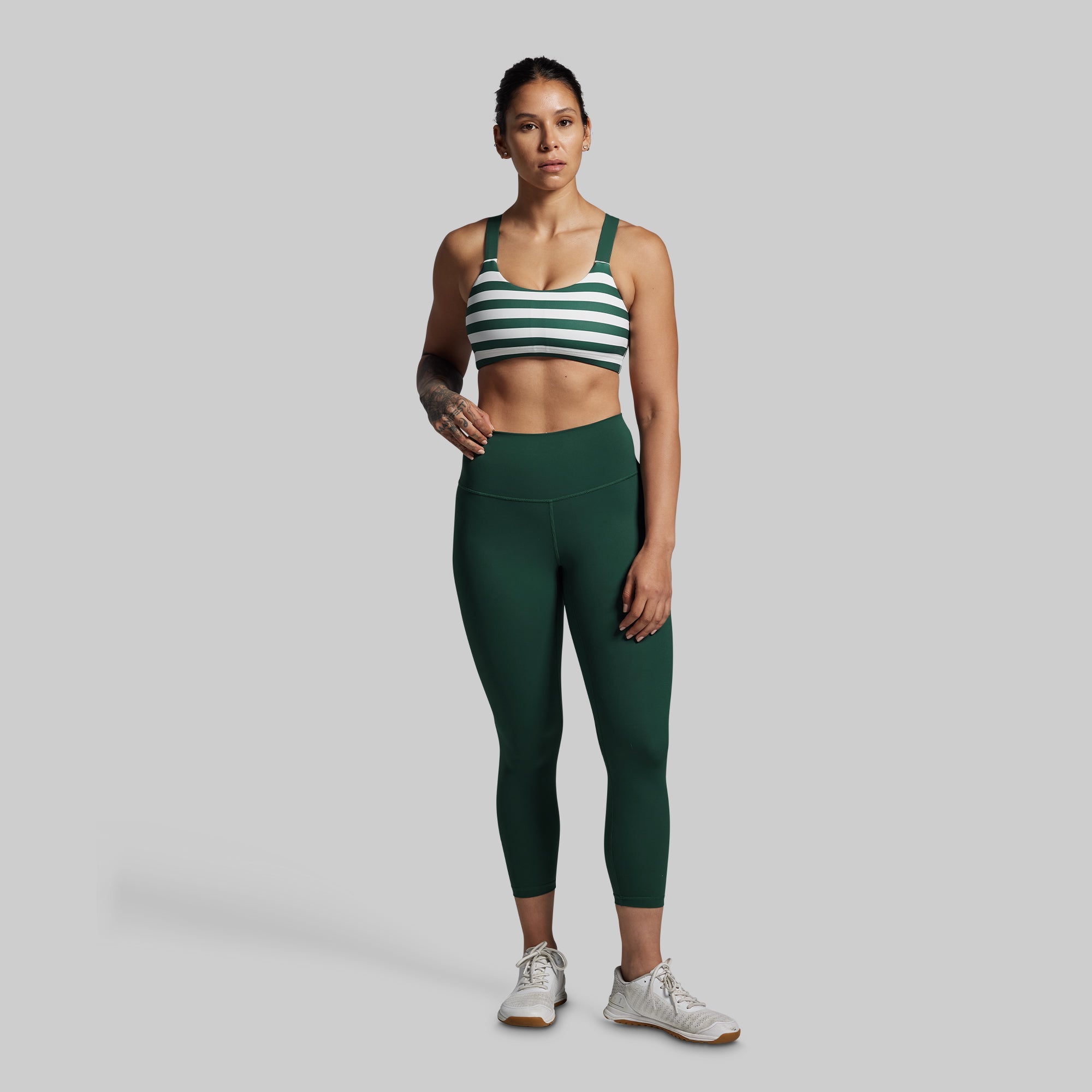 Moxie Sports Bra (Grove Stripe)