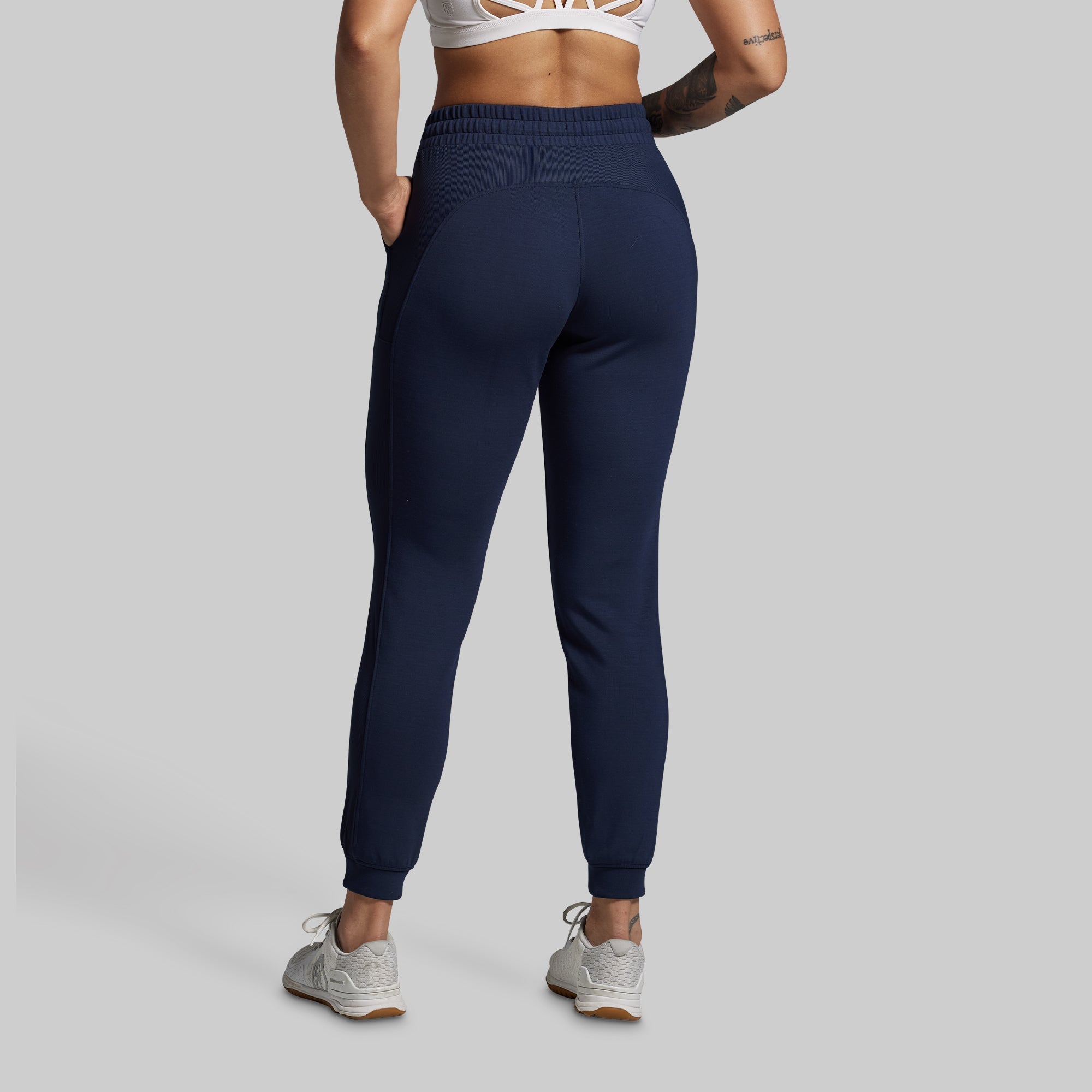 Lounge Lux Quarter Zip Pullover Set (BP Navy)