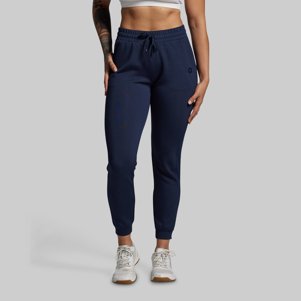 Lounge Lux Quarter Zip Pullover Set (BP Navy)
