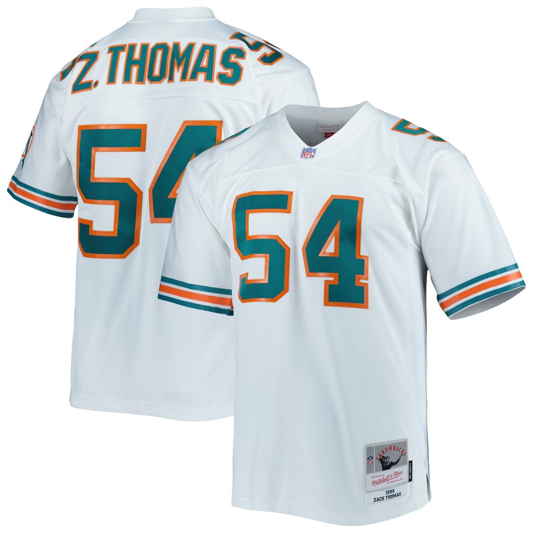 Zach Thomas Miami Dolphins Mitchell & Ness Legacy Replica Jersey - Orange