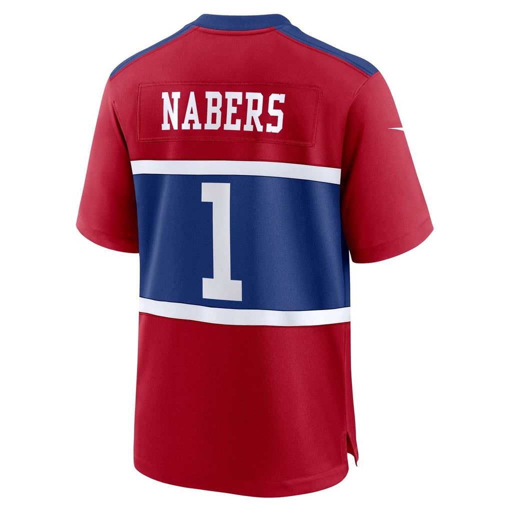 Malik Nabers New York Giants Nike  Player Game Jersey - Royal