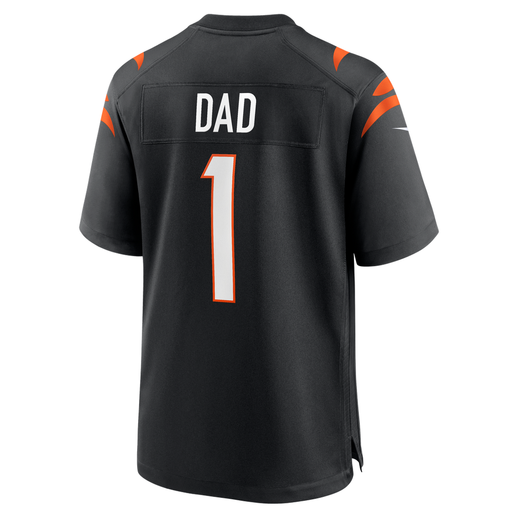 Number 1 Dad Cincinnati Bengals Nike Game Jersey - Black