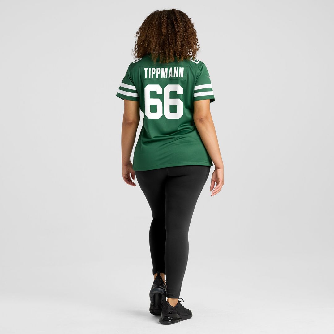 Joe Tippmann New York Jets Nike Women's Game Jersey - Legacy Green