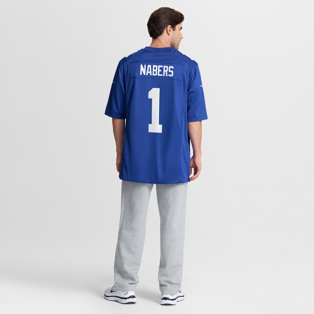 Malik Nabers New York Giants Nike Alternate Game Jersey - Century Red