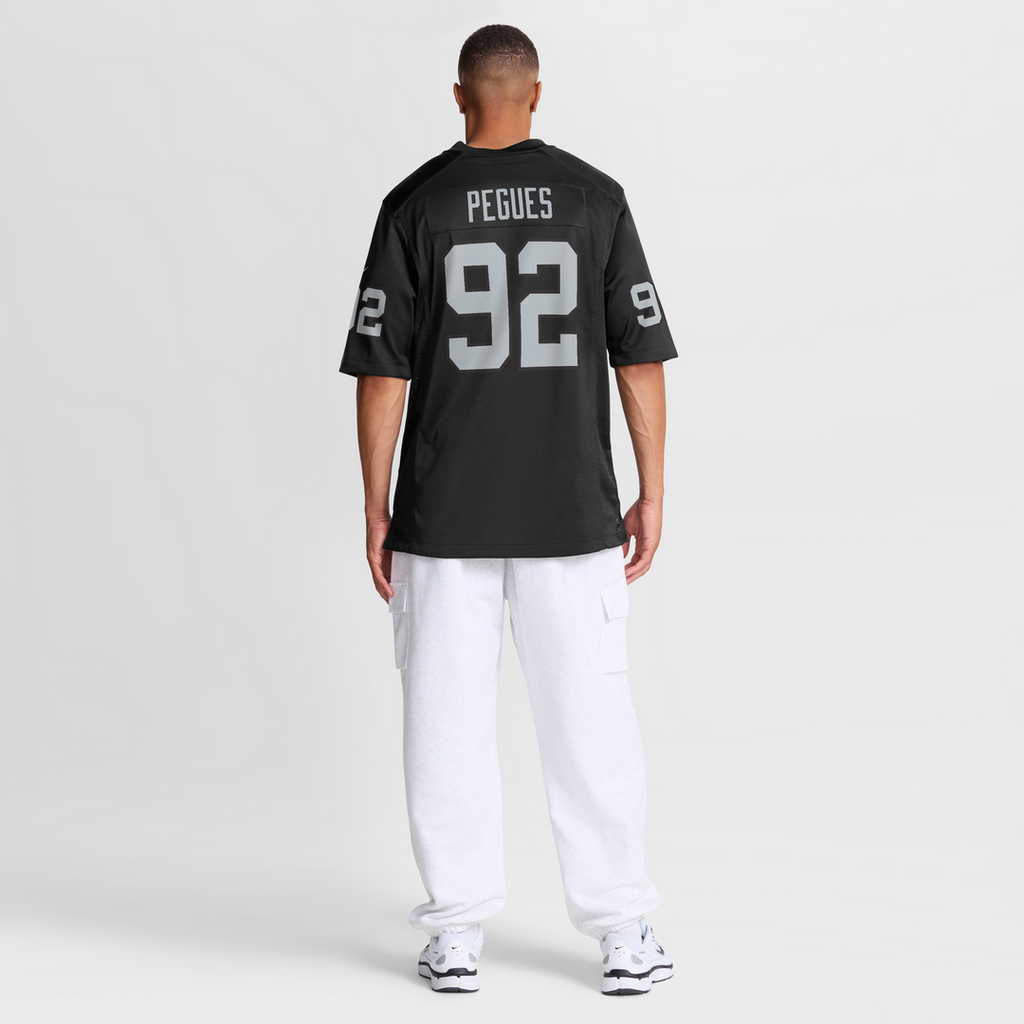 JJ Pegues Las Vegas Raiders Nike Team Game Jersey -  Black