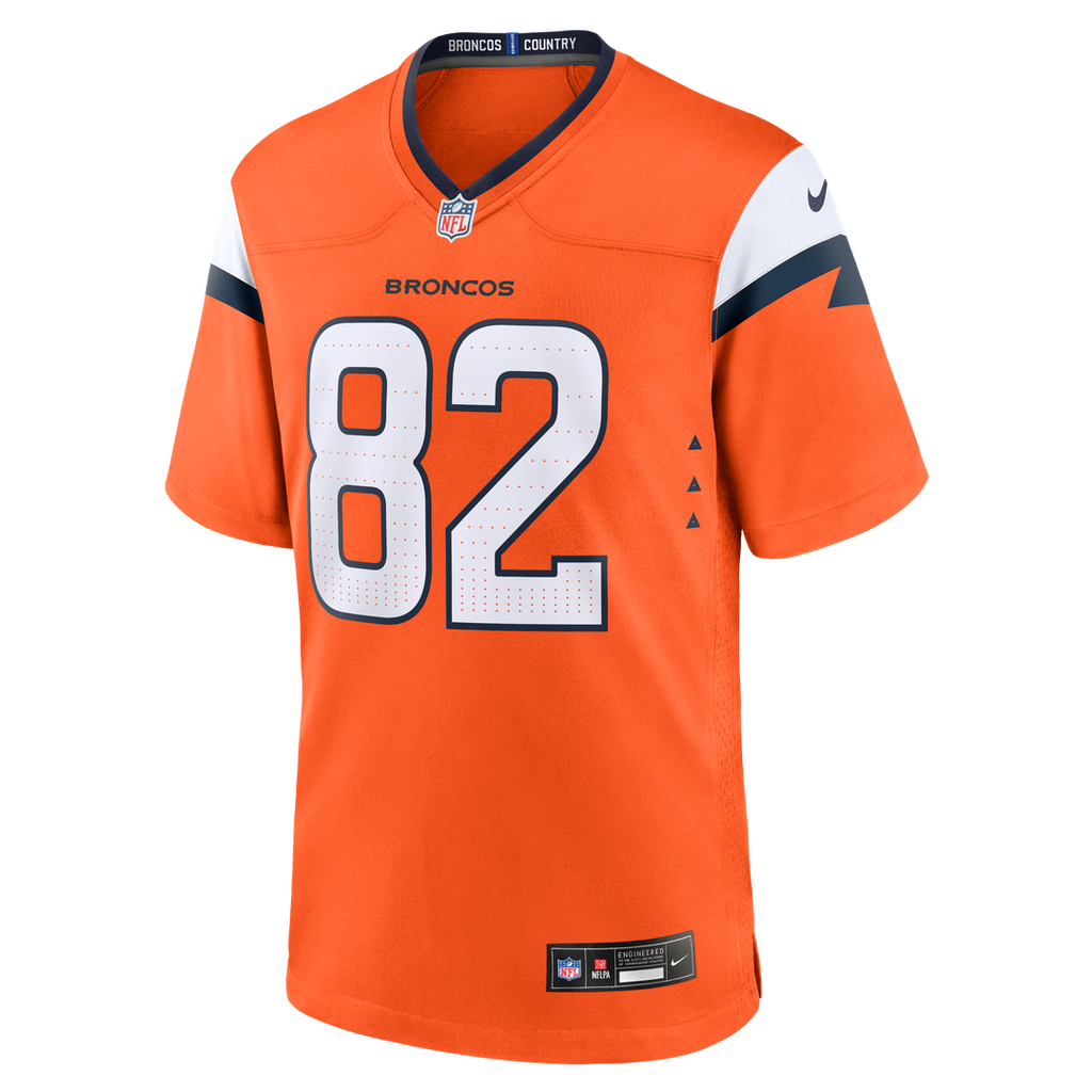 Adam Trautman Denver Broncos Nike Team Game Jersey -  Orange