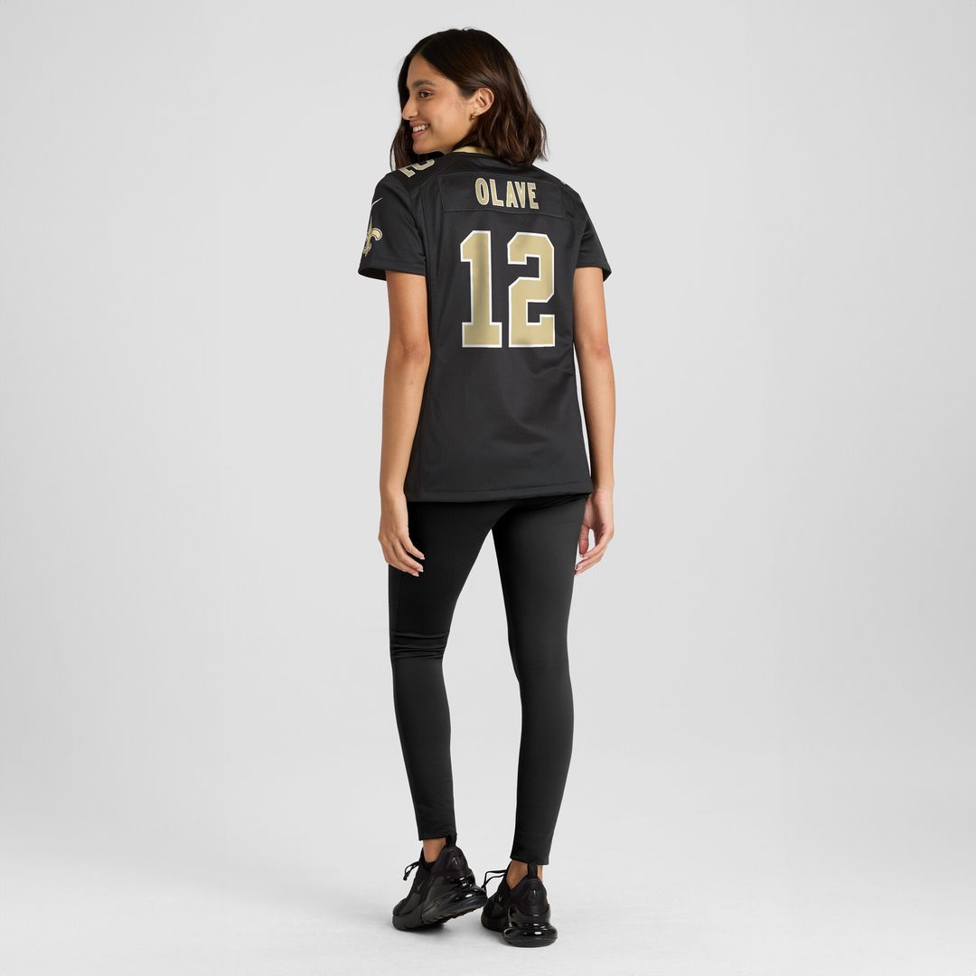 Chris Olave New Orleans Saints Nike Women's Game Player Jersey - Black