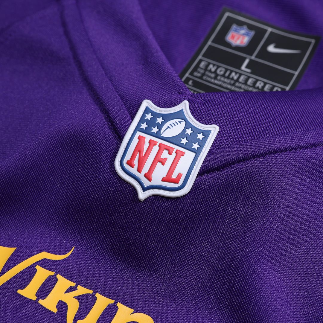 Carson Wentz Minnesota Vikings Nike Team Game Jersey -  Purple