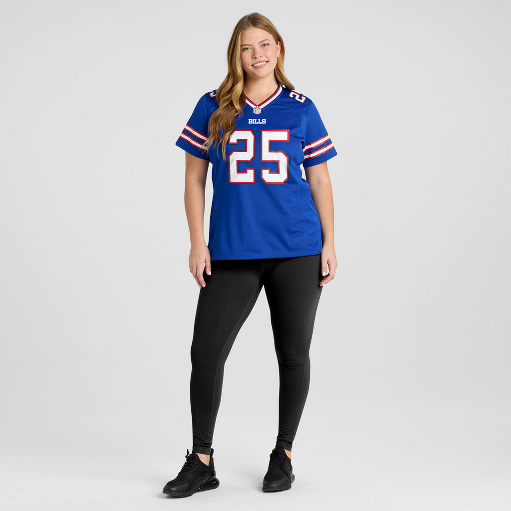 Geno Stone Buffalo Bills Nike Women's Team Game Jersey -  Royal