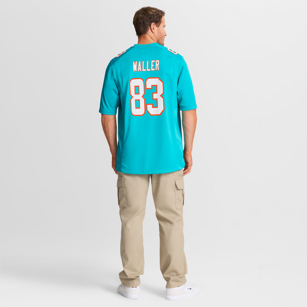 Darren Waller Miami Dolphins Nike Team Game Jersey -  Aqua