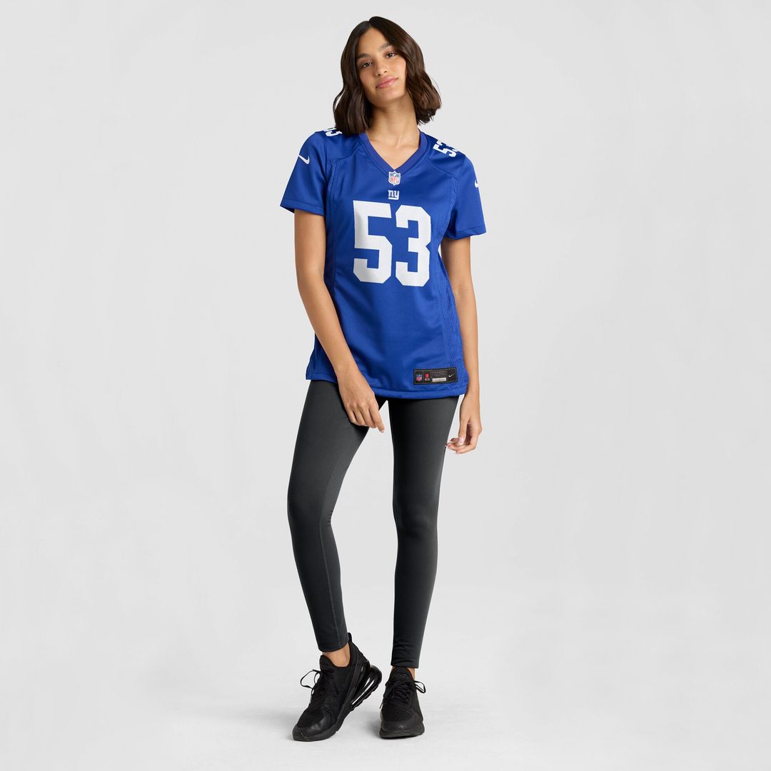 Darius Muasau New York Giants Nike Women's  Game Jersey -  Royal