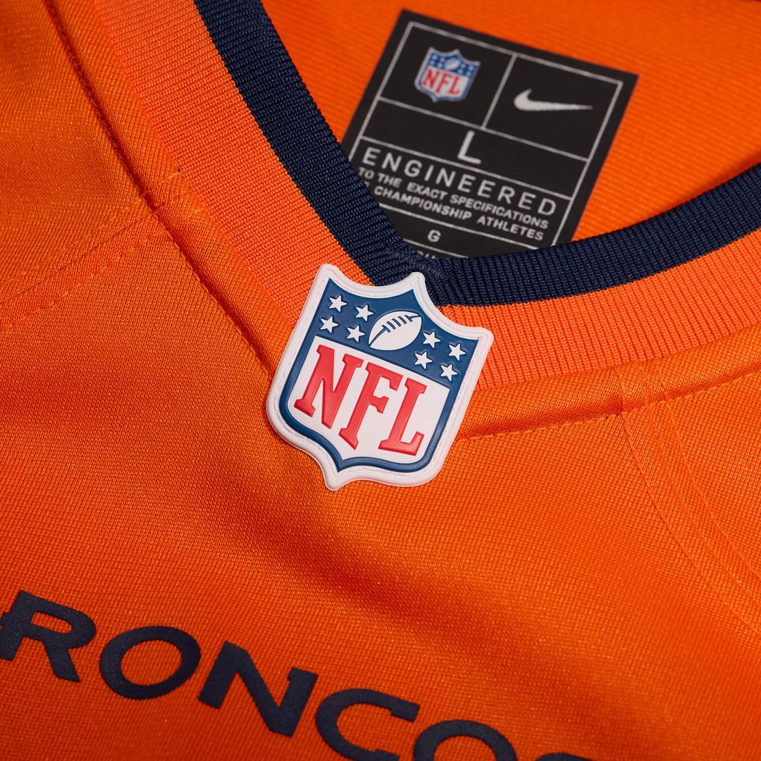 Ja'Quan McMillian Denver Broncos Nike Team Game Jersey -  Orange