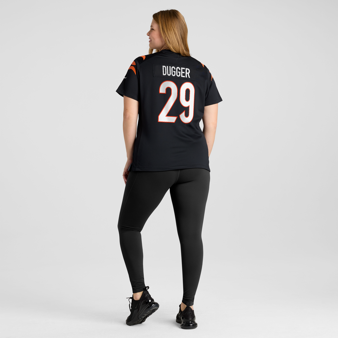 Kyle Dugger Cincinnati Bengals Nike Women's Team Game Jersey -  Black