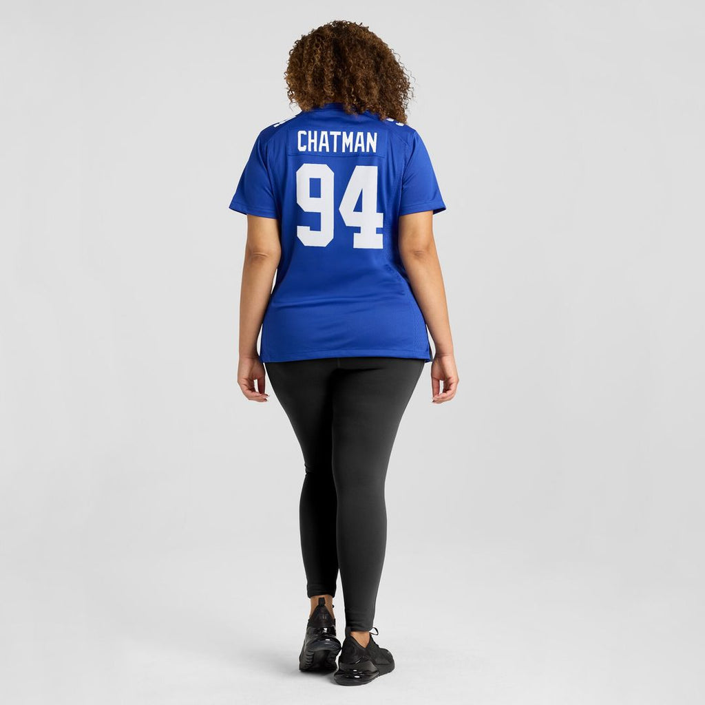Elijah Chatman New York Giants Nike Women's  Game Jersey -  Royal