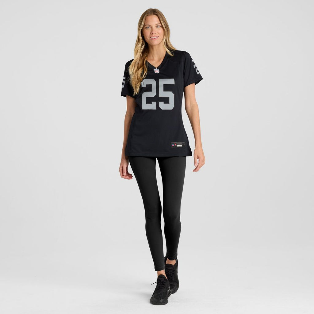 Fred Biletnikoff Las Vegas Raiders Nike Women's Game Retired Player Jersey - Black