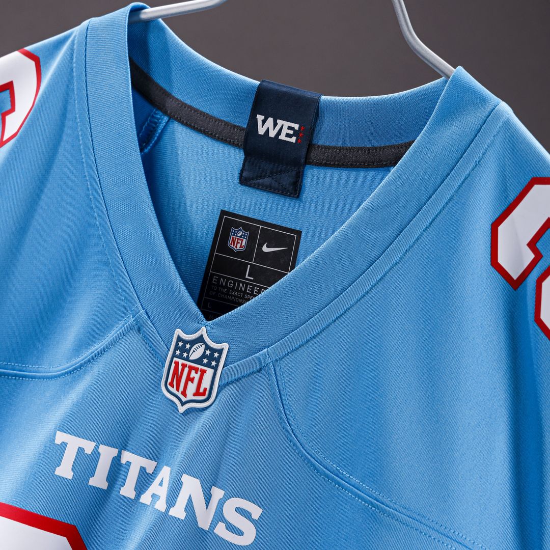 Cedric Gray Tennessee Titans Nike Game Jersey - Light Blue