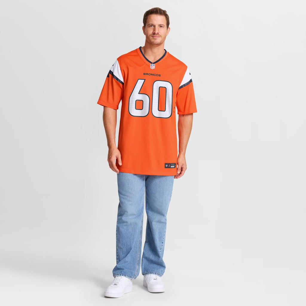 Luke Wattenberg Denver Broncos Nike Team Game Jersey -  Orange