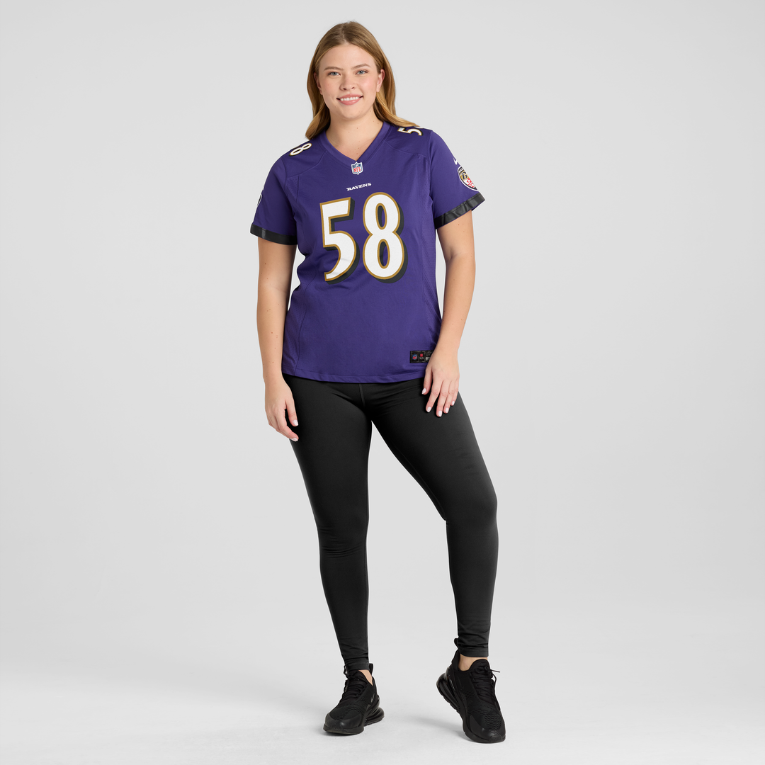 Taven Bryan Baltimore Ravens Nike Women's Team Game Jersey -  Purple
