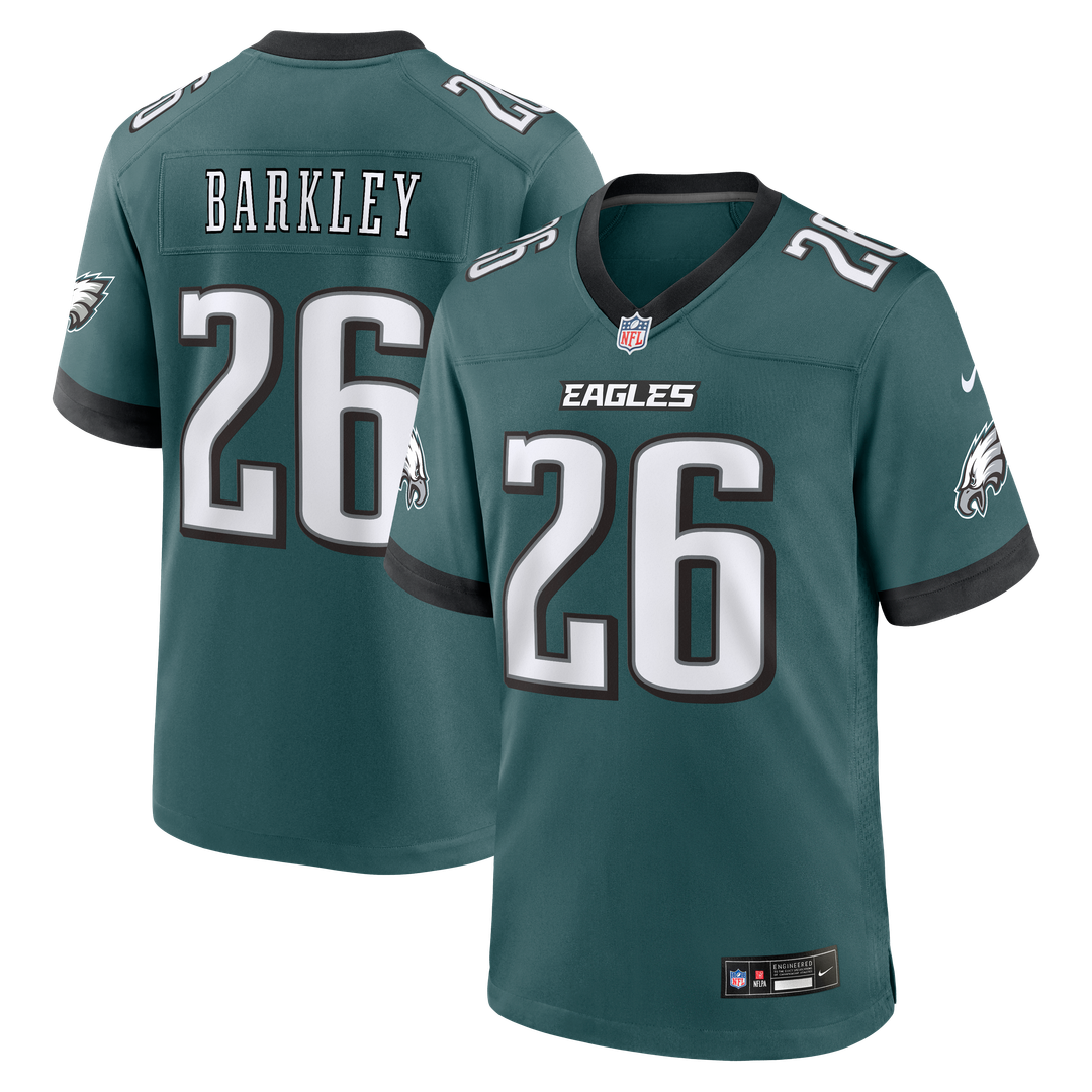 Saquon Barkley Philadelphia Eagles Nike Alternate Game Jersey -  Black