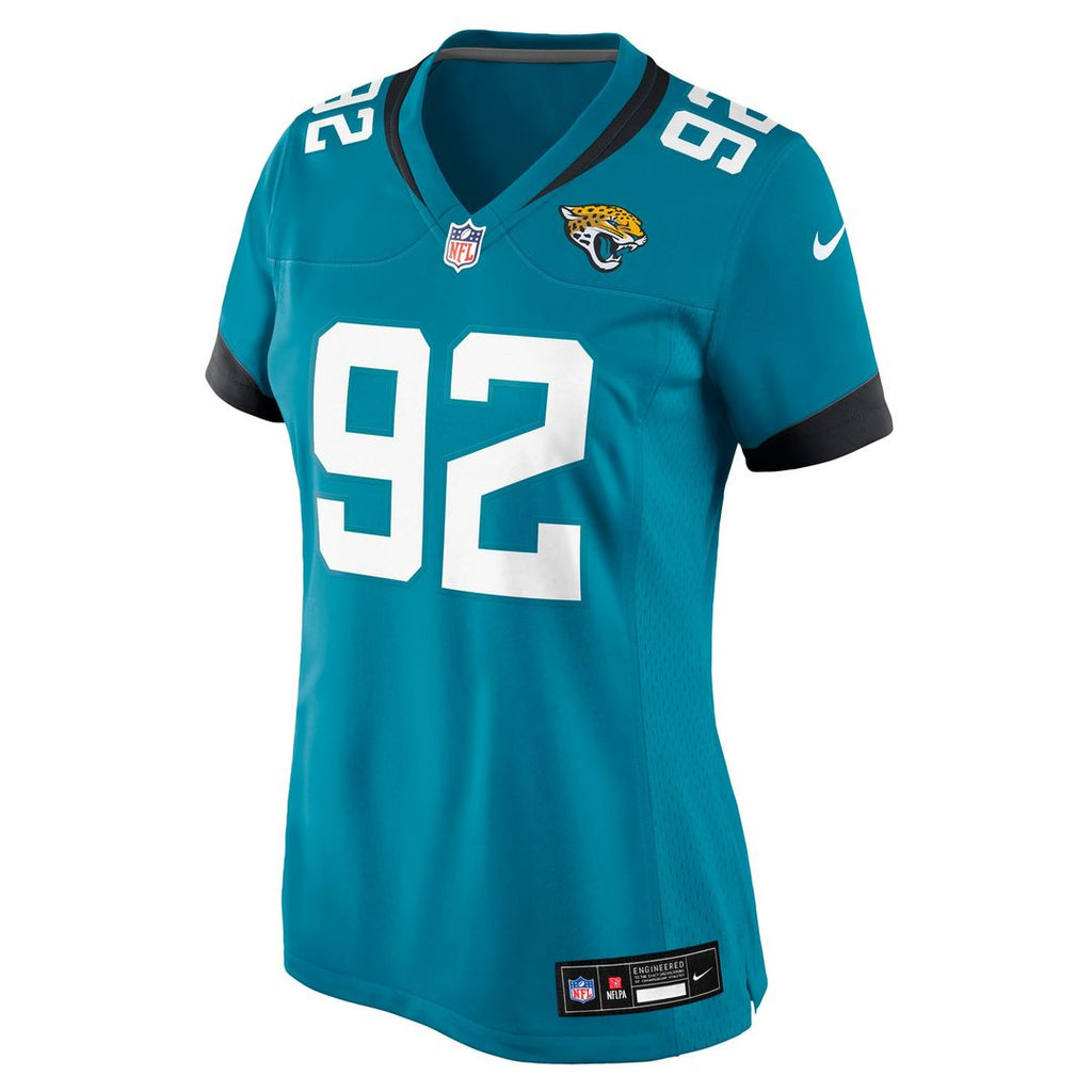 Danny Striggow Jacksonville Jaguars Nike Women's Team Game Jersey -  Teal