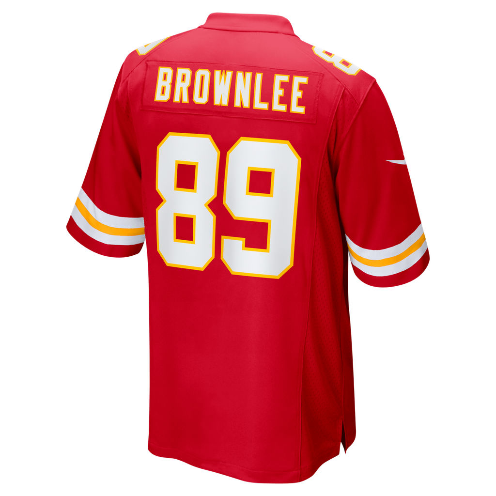Jason Brownlee Kansas City Chiefs Nike Team Game Jersey -  Red