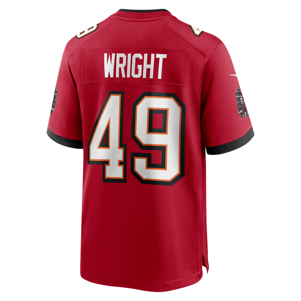 Owen Wright Tampa Bay Buccaneers Nike Team  Game Jersey -  Red