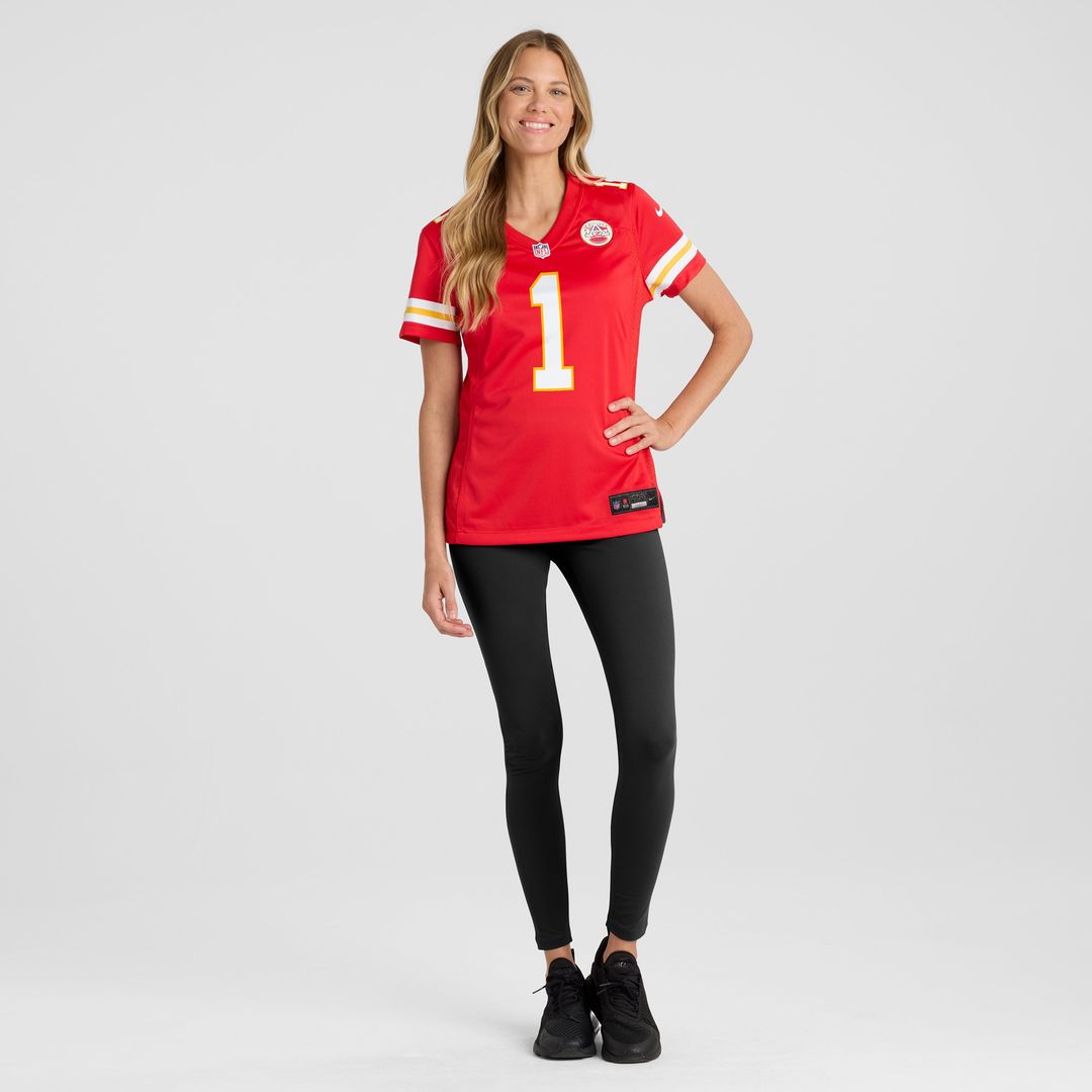 Number 1 Bride Kansas City Chiefs Nike Women's Game Jersey - Red