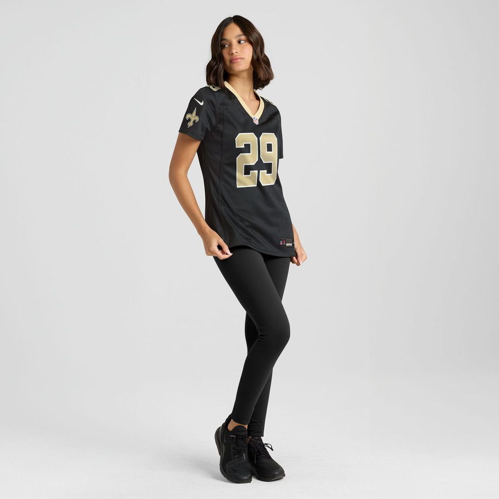 Quincy Riley New Orleans Saints Nike Women's Team Game Jersey -  Black
