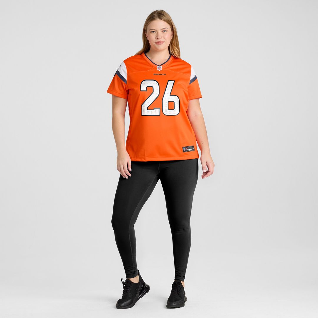 Devon Key Denver Broncos Nike Women's Team Game Jersey -  Orange