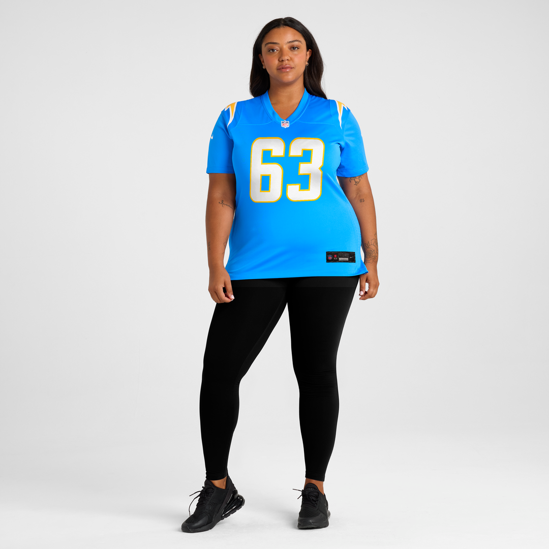 Tyler Biadasz Los Angeles Chargers Nike Women's Team Game Jersey -  Powder Blue